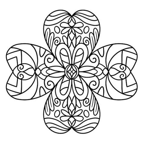 Mandala Del Tr Bol Del D A De San Patricio Aislado Vector Premium