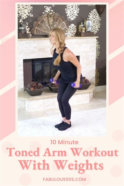 10 Minute Tone Your Arm Workout With Weights For Women Over 50 Artofit