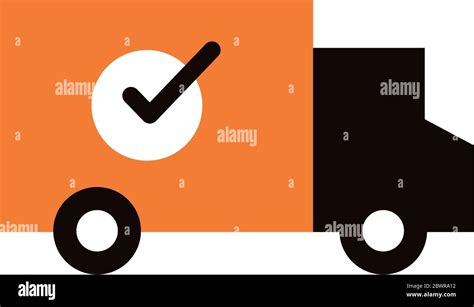 Truck Delivery Service Silhouette Style Icon Stock Vector Image Art