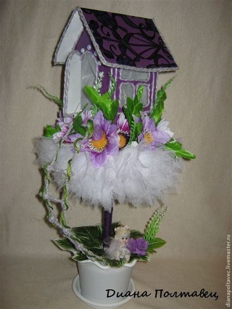 Топиарий (дерево счастья) купить в интернет-магазине Ярмарка Мастеров ...