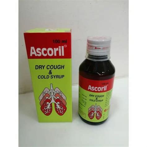 Ml Ascoril Dry Cough Cold Syrup At Best Price In Newasa By Hanuja