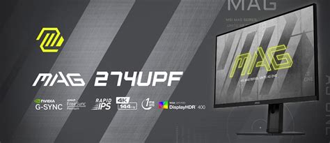 Msi Mag Upf In Hz Ms Uhd K Adaptive Sync Ips Gaming