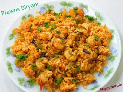 Niya S World Prawns Biryani Chemmeen Biryani Indian Food Recipes