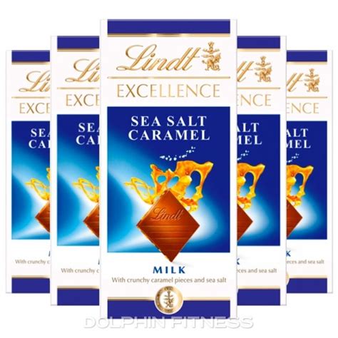 Lindt Excellence Milk Sea Salt Caramel Chocolate 20 X 100g