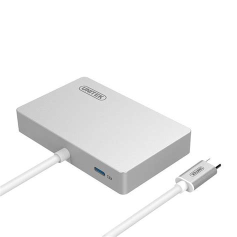 Unitek In Usb C Hub With Ports Usb Type C Supports Power