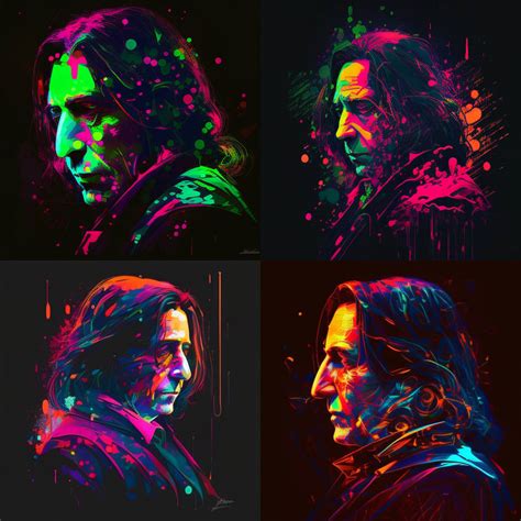 Digital art professor snape by royalworld12 on DeviantArt