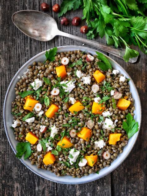 Salade De Lentilles Au Potimarron Cuit Recette Facile