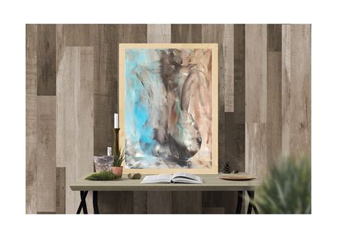 Large Abstract Nude Woman Body Painting Original Canvas Art Etsy Uk