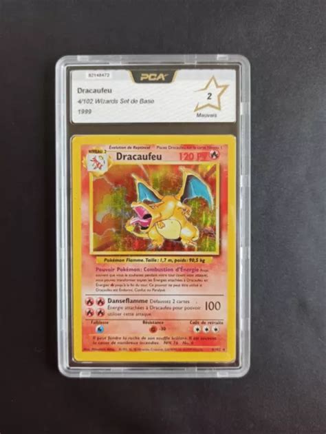 Pokemon Firecracker Card Wizards Holo Base Set Fr Pca