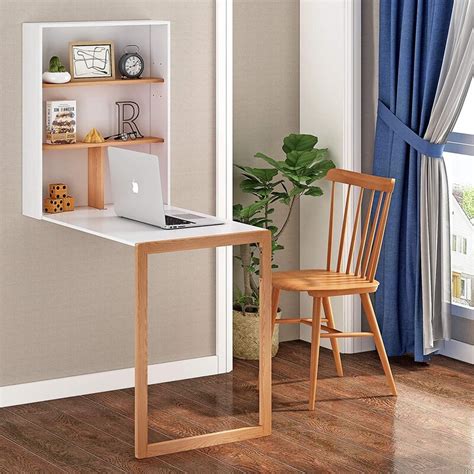 Ebern Designs Wall Mounted Table Folding Desk And Reviews Wayfair