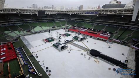 Allianz Parque Montagem De Palco Hd Youtube