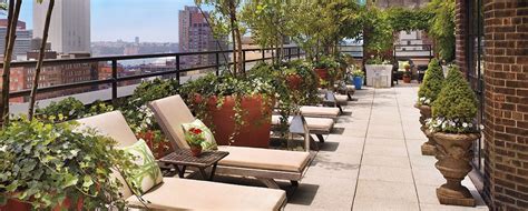 Sky Terrace at the Hudson Hotel | Hudson hotel, Best rooftop bars, Nyc ...