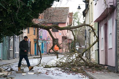 Over Uk Homes Still Without Power After Storm Eunice Free