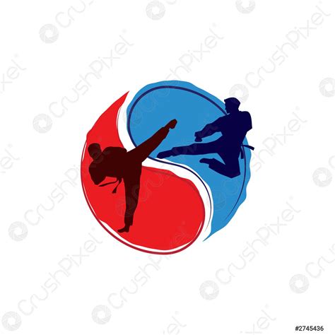 Taekwondo Vector Icon Design Stock Vector 2745436 Crushpixel