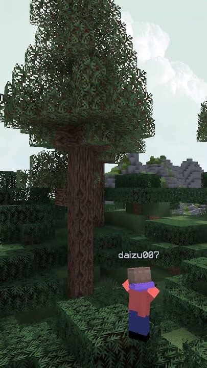 【マイクラ】最強の木こりmodfalling Tree【mod紹介】【minecraft】shorts Minecraft