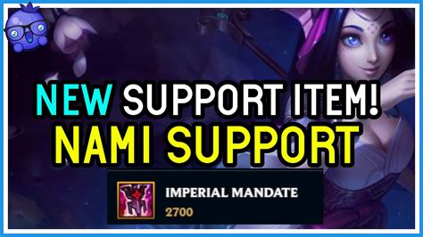 New Support Mythic Imperial Mandate On Nami Support League Of Legends Liên Minh Lol