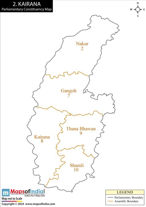 Kairana Parliamentary Constituency Map Election Results And Winning Mp