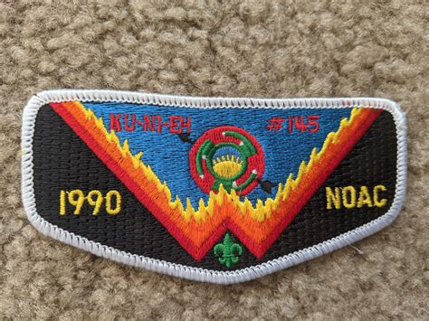 Ku Ni Eh Lodge Noac Commemorative Pocket Flap Patch Ebay