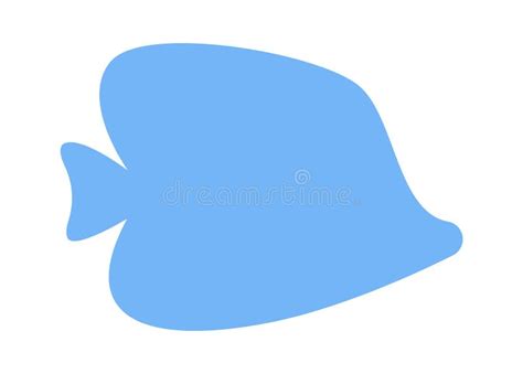 Silhouette of Flounder Fish Stock Vector - Illustration of aquarium ...