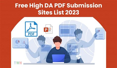 Top 50 Free High DA PDF Submission Site List 2023