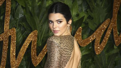 Kendall Jenner Supermodel Wears Revealing Dress At British Fashion