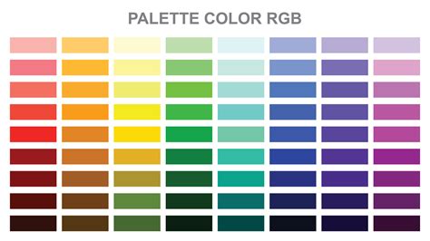 Color Palette. Palette Color RGB. Abstract Colorful design. Colored design vector illustration ...