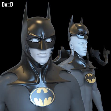 Batman 2023 Cowl Michael Keaton Helmet The Flash 3D Printable Model