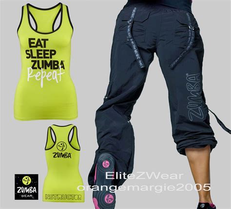 Details About Zumba 2 Pieceset Feel The Music Cargo Capris Pants