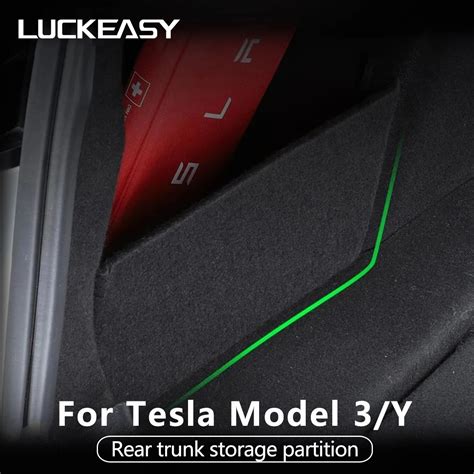 LUCKEASY For Tesla Model 3 2017 2023 Interior Auto Accessories Model Y