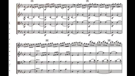 Haydn String Quartet Score Video Youtube