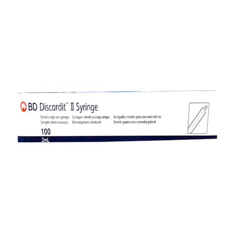 Buy BD Discardit II Syringe 2ml 1 S Online At Best Price Syringes And