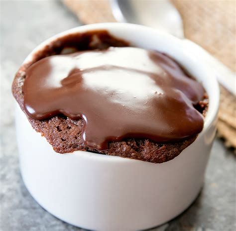 4 Ingredient Microwave Peanut Butter Nutella Brownie Mug Cake Kirbie S Cravings