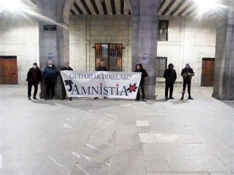 26 02 2022 Elgóibar Guipúzcoa Manifestación a favor de la amnistía