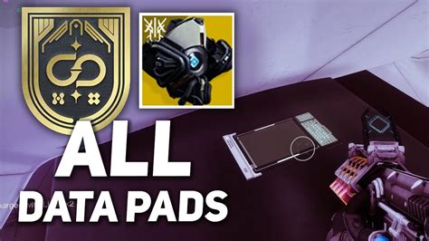 All 5 Exo Stranger Data Pad Locations Deep Stone Crypt Raid Ghost