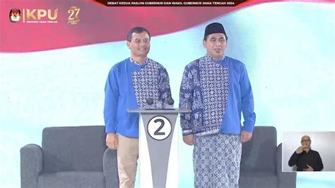 Hasil Quick Count Pilkada Jateng Dari 3 Lembaga Survei Luthfi Taj