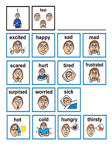 Free Printable Visual Cue Cards For Autismautism Visual Schedule Printables