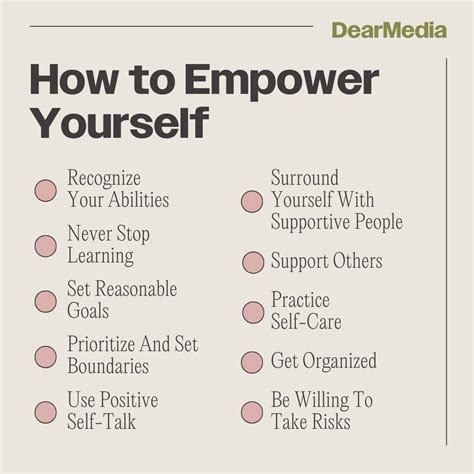 How To Empower Yourself To Achieve All Your Goals Dear Media