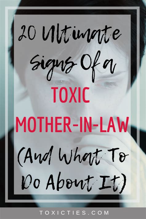 20 Ultimate Signs Of A Toxic Mother In Law And What To Do About Her