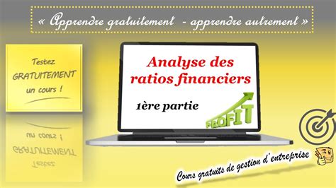 Analyse Des Ratios Financiers Re Partie Youtube