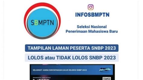 Cek Pengumuman Hasil Snbp 2023 Akan Beda Warna Yang Lulus Dan Tidak