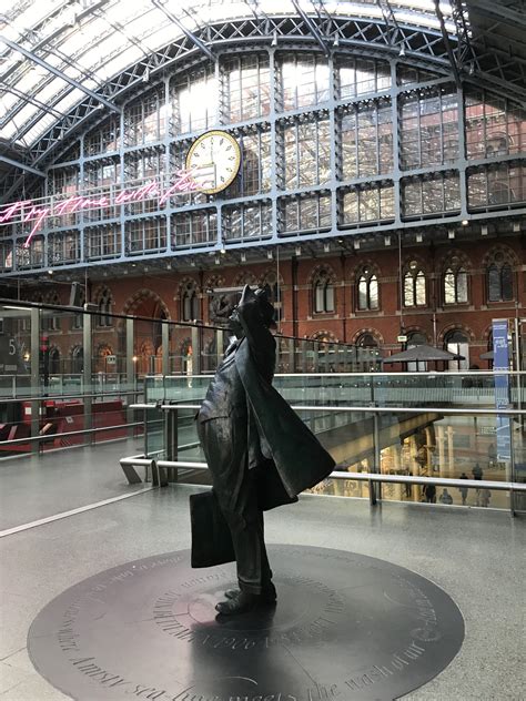 Historians explain what the st pancras international station london art means 14