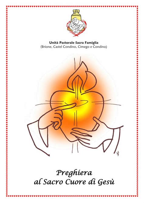 Pdf Preghiera Al Sacro Cuore Di Ges Decanato Di Condino Cuore