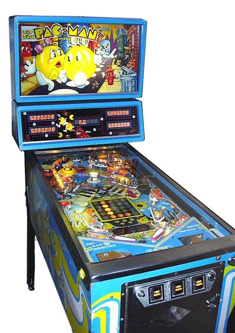 Mr Mrs Pac Man Pinball Machine Pinball Pinball Machine Pacman