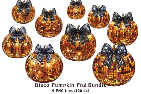 Disco Pumpkin Png Graphic By NeriaLi Creative Fabrica