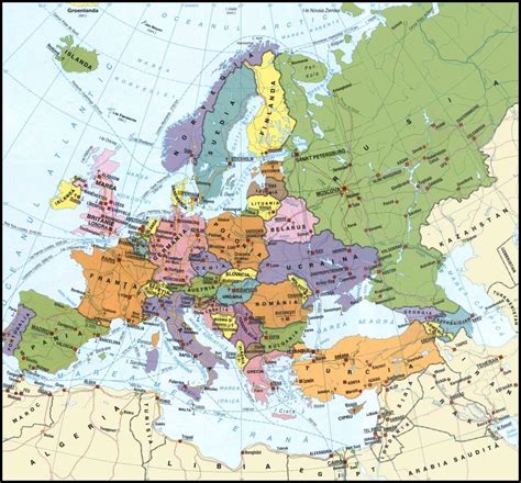 Capitale Europa Map World Map Diagram | Images and Photos finder