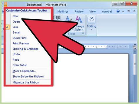 How To Add Commands To The Quick Access Toolbar 11 Steps