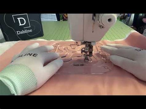 Meander Free Motion Quilting Tutorial For Beginners By Dabline Youtube