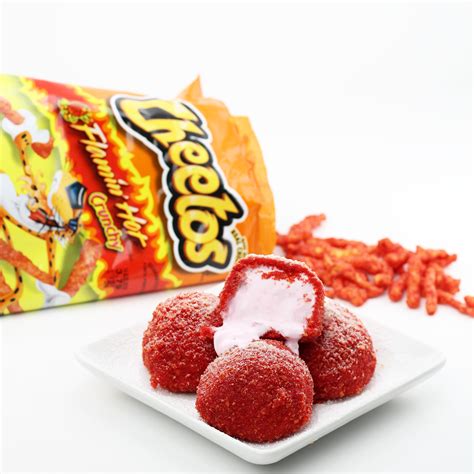 Flamin Hot Cheetos Breaded Deep Fried Ice Cream DudeFoods Food Recipes Videos