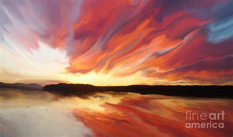 Amazing Sunset Painting By Justyna Jaszke Jbjart Fine Art America