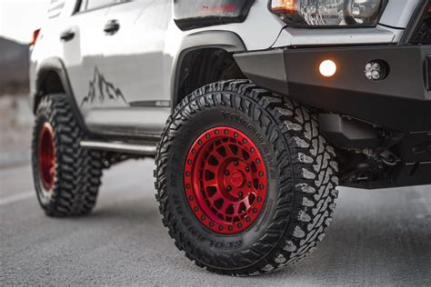 Toyota 4runner Black Rhino Primm Candy Red Black Bolts Wheels Truck Rims 03 A Photo On